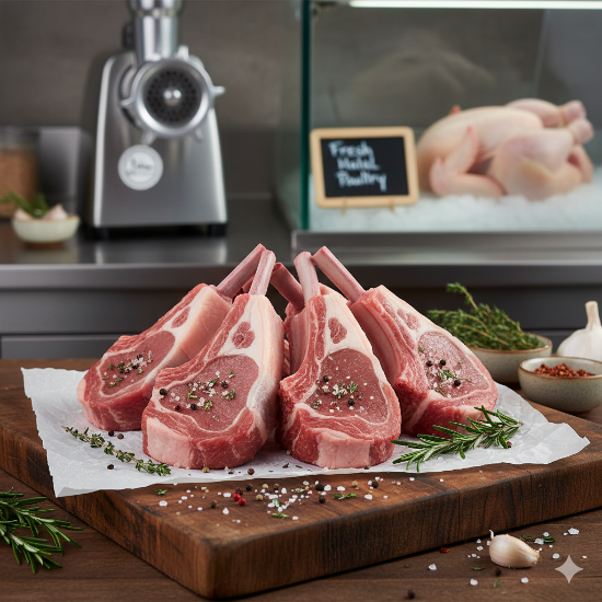 Picture of Product: Halal Lamb Chops (Loin)
